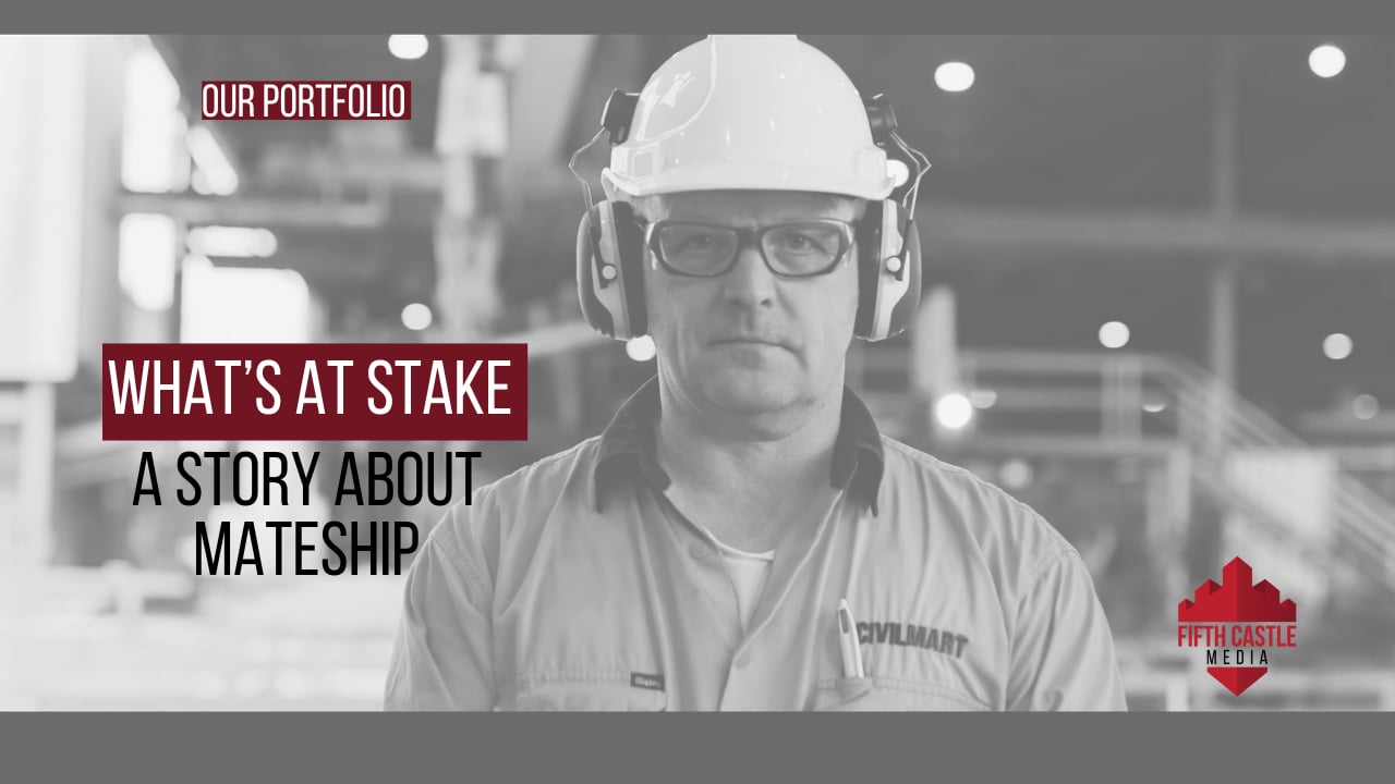 Still frame from What's at Stake?, a CivilMart mini-documentary