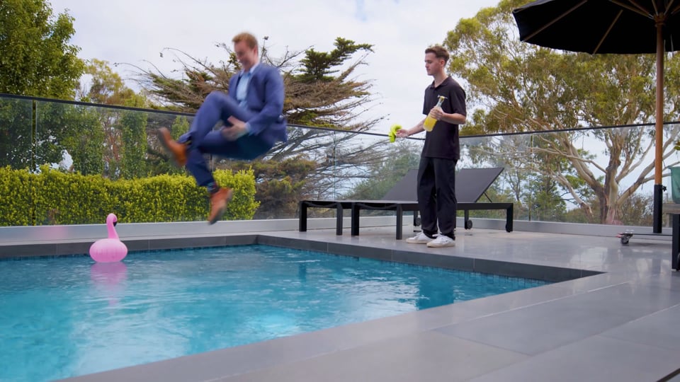 Still frame from the Beck McLean Finance film