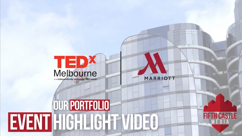 Still frame from the TEDxMelbourne Docklands highlight