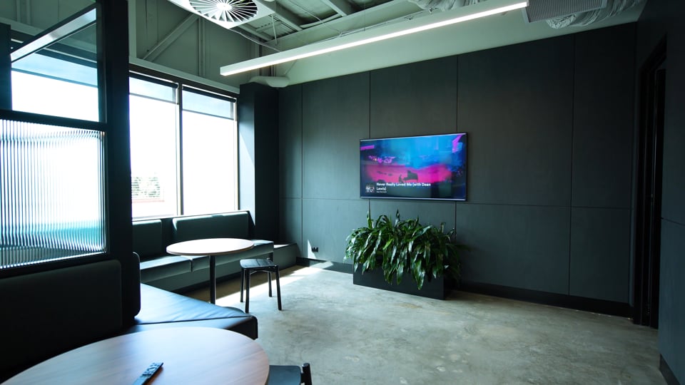 Still frame from the EK customer experience film