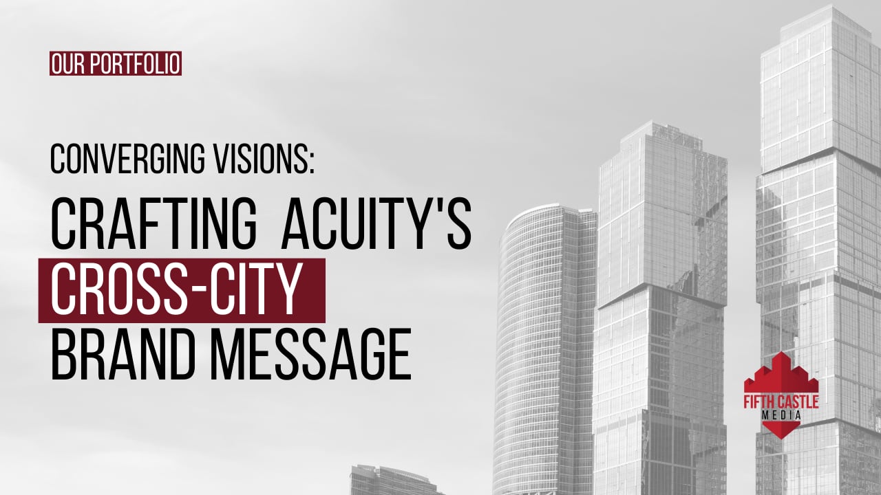 Still frame from Acuity's cross-city brand film